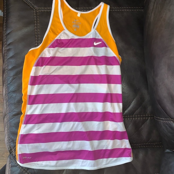 Nike Tops - Nike Dr-Fit Tank Orange/ purple M/L